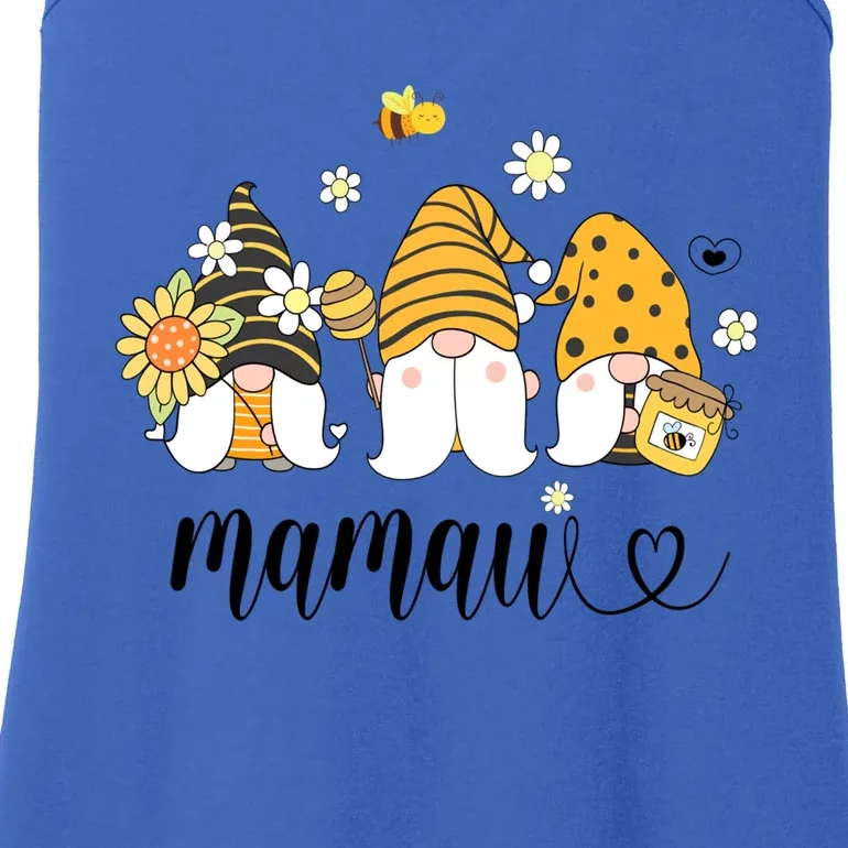 Cute Mamaw Gnomes With Bees And Sunflower Country Style Gift Ladies Essential Tank