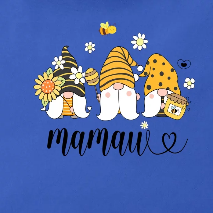 Cute Mamaw Gnomes With Bees And Sunflower Country Style Gift Zip Tote Bag