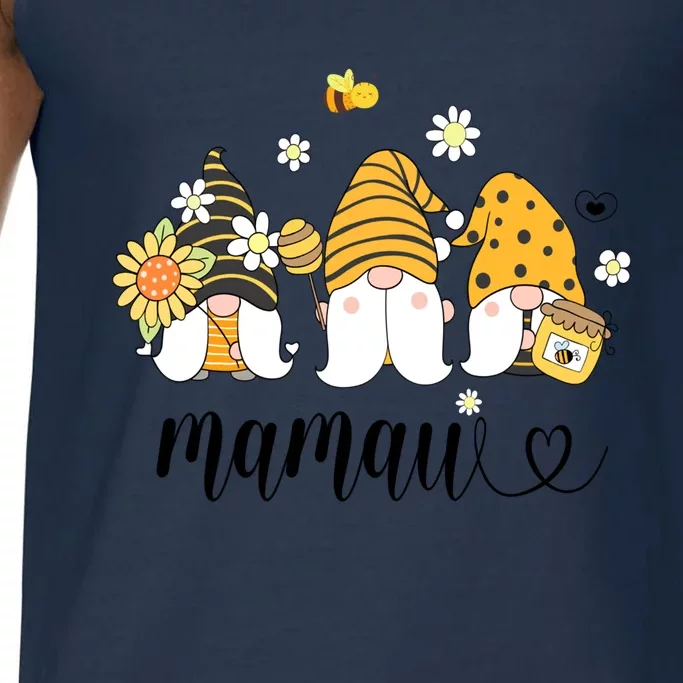 Cute Mamaw Gnomes With Bees And Sunflower Country Style Gift Comfort Colors® Tank Top