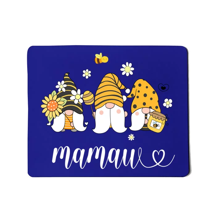 Cute Mamaw Gnomes With Bees And Sunflower Southern Grandma Gift Mousepad