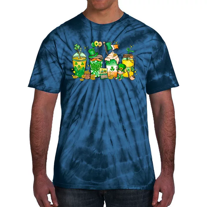 St Patricks Day Plus Size Coffee Mug Cup Graphic Tie-Dye T-Shirt