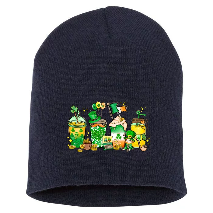 St Patricks Day Plus Size Coffee Mug Cup Graphic Short Acrylic Beanie