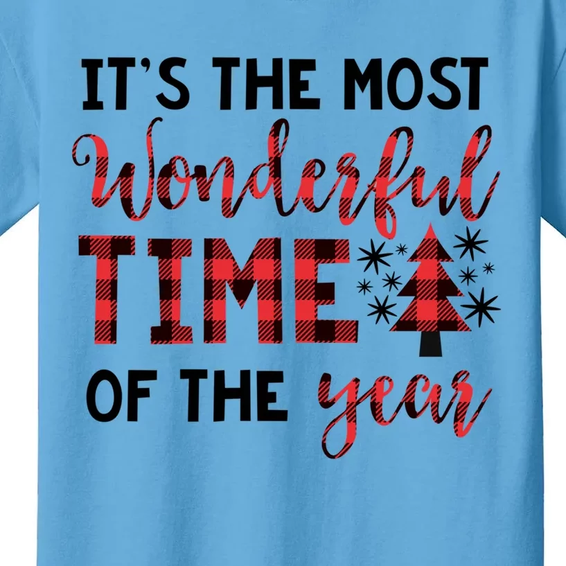 Christmas Meaningful Gift Most Wonderful Time Of The Year Gift Kids T-Shirt