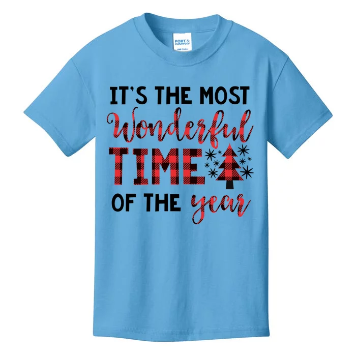 Christmas Meaningful Gift Most Wonderful Time Of The Year Gift Kids T-Shirt