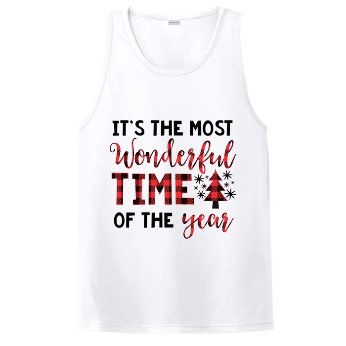 Christmas Meaningful Gift Most Wonderful Time Of The Year Gift Performance Tank