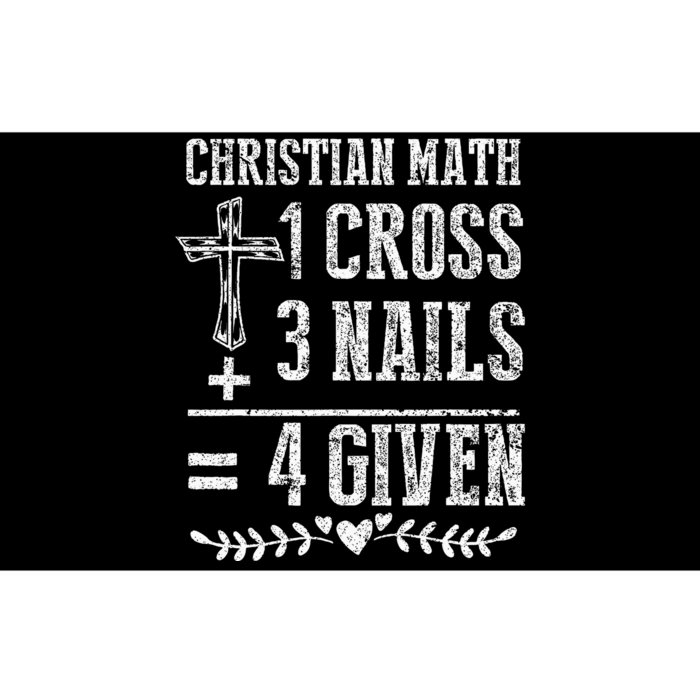 Christian Math God Worshiper Christ Follower Religion Bumper Sticker