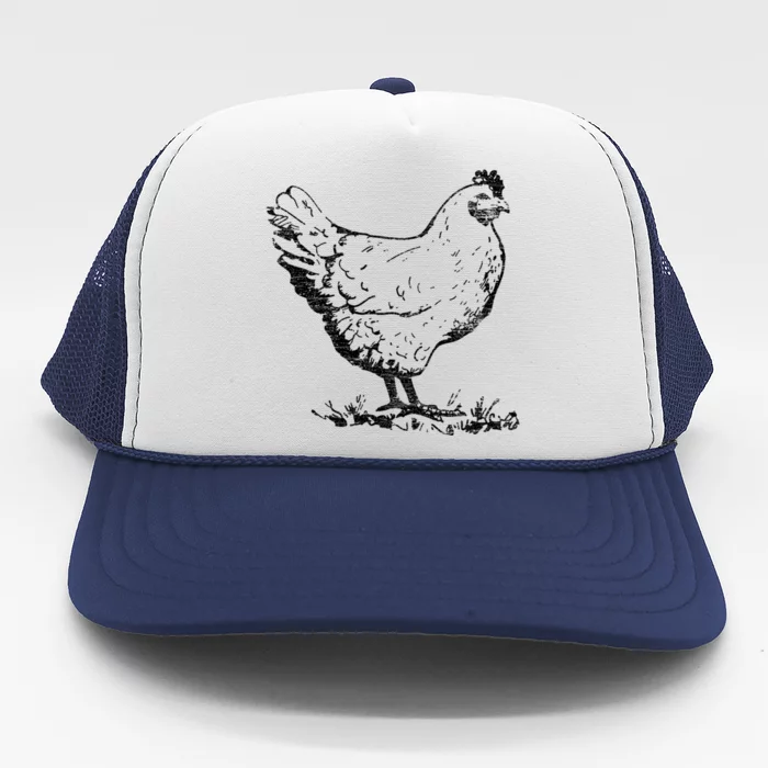 Chicken Meaningful Gift Trucker Hat