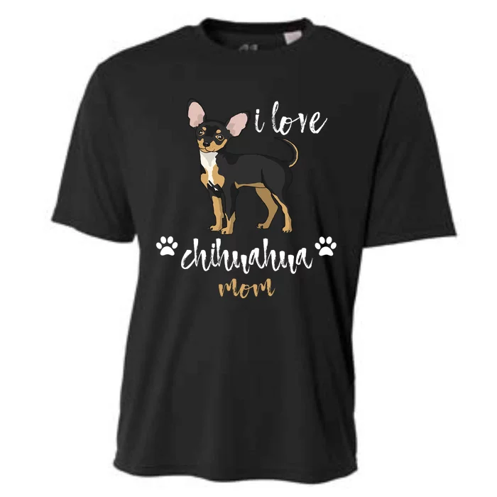 Chihuahua Mom Gifts Lover Cooling Performance Crew T-Shirt