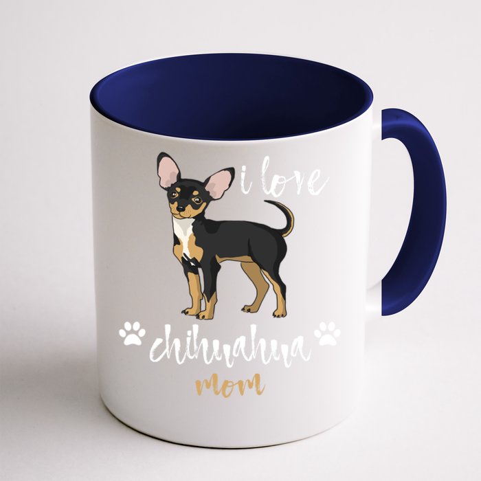 Chihuahua Mom Gifts Lover Front & Back Coffee Mug