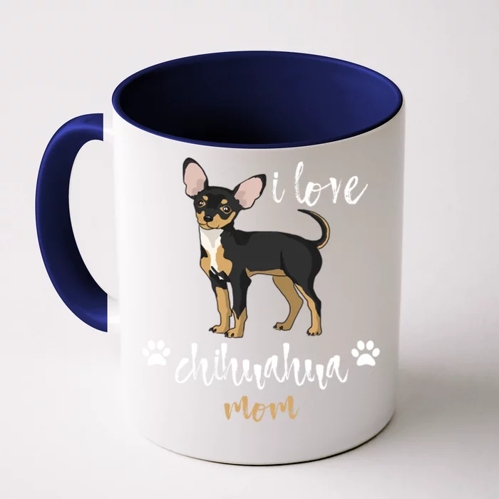 Chihuahua Mom Gifts Lover Front & Back Coffee Mug