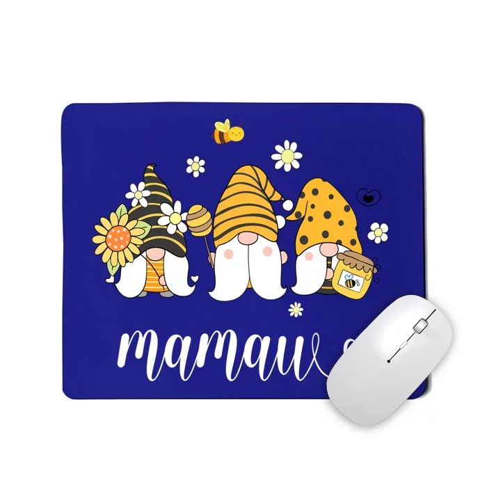 Cute Mamaw Gnomes With Bees And Sunflower Southern Grandma Gift Mousepad