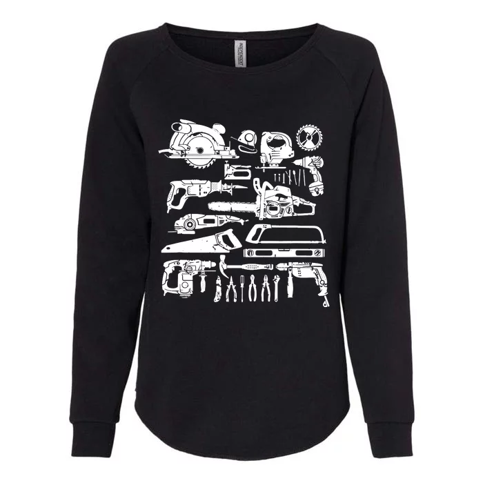 Carpenter Mechanic Handyman Woodworker Womens California Wash Sweatshirt