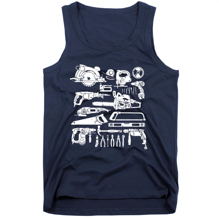 Carpenter Mechanic Handyman Woodworker Tank Top