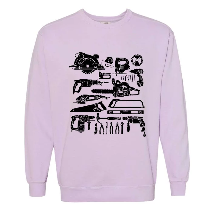 Carpenter Mechanic Handyman Woodworker Garment-Dyed Sweatshirt