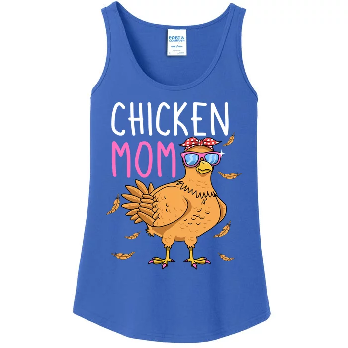 Chicken Mom Hen Lover Poultry Farmer Chicks Mother's Day Funny Gift Ladies Essential Tank