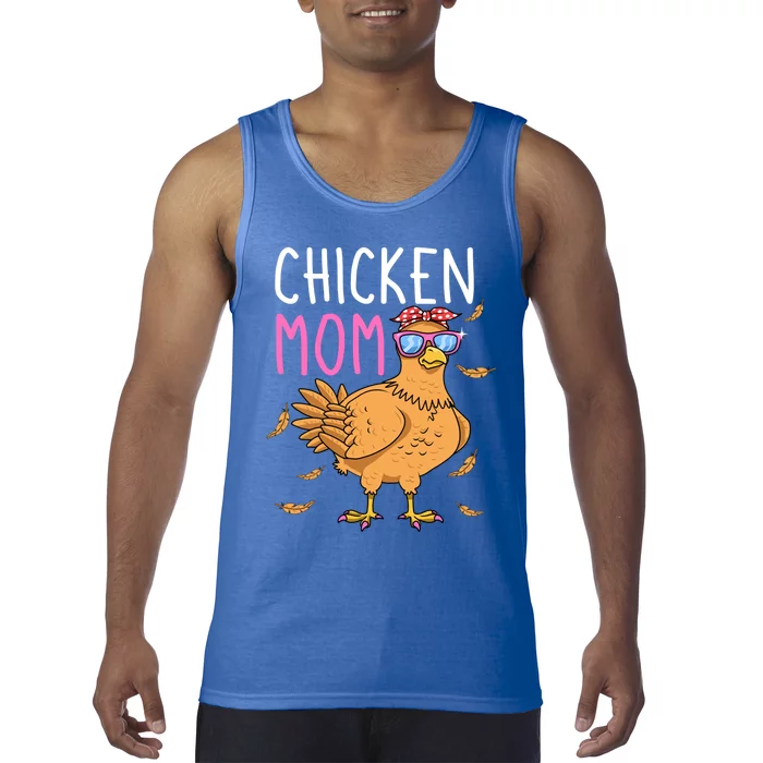 Chicken Mom Hen Lover Poultry Farmer Chicks Mother's Day Funny Gift Tank Top