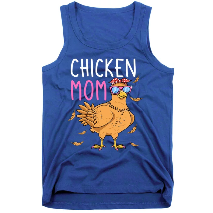 Chicken Mom Hen Lover Poultry Farmer Chicks Mother's Day Funny Gift Tank Top