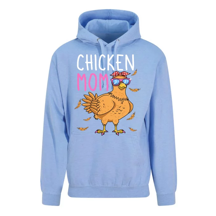 Chicken Mom Hen Lover Poultry Farmer Chicks Mother's Day Funny Gift Unisex Surf Hoodie