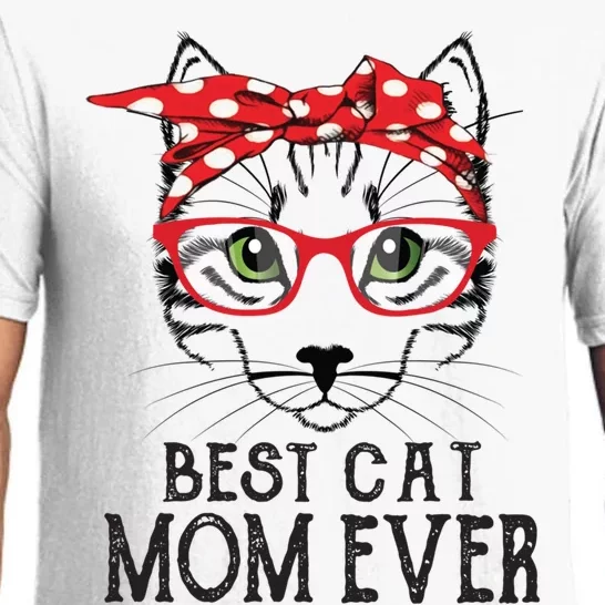 Cat Mom Happy Birthday Gift Best Cat Mom Ever Great Gift Pajama Set