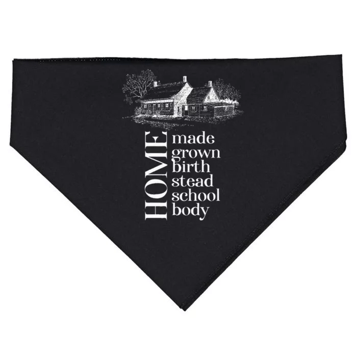 Crunchy Mom Home Birth Homestead Homeschool Mama Country USA-Made Doggie Bandana