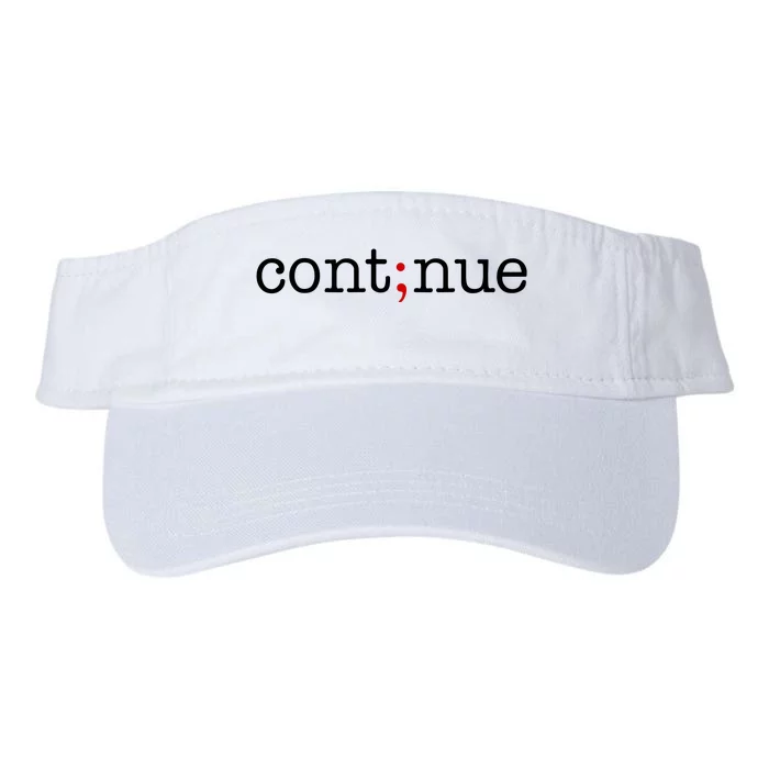 Continue Mental Health Awareness Valucap Bio-Washed Visor