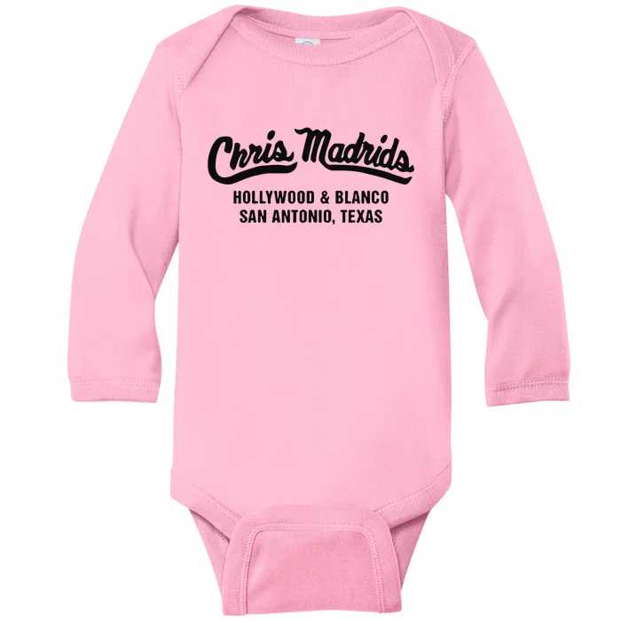 Chris Madrids Hollywood And Blanco San Antonio Texas Baby Long Sleeve Bodysuit