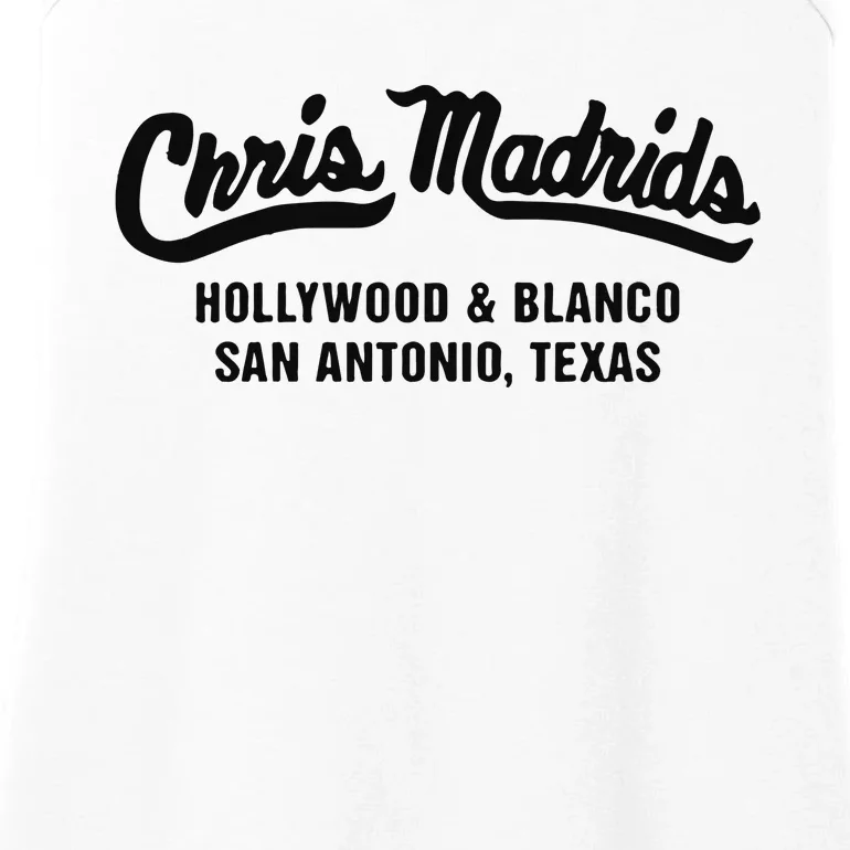 Chris Madrids Hollywood And Blanco San Antonio Texas Ladies Essential Tank