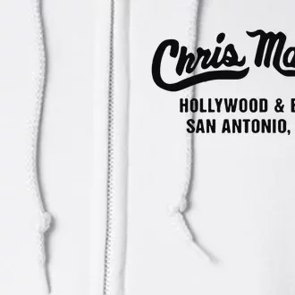 Chris Madrids Hollywood And Blanco San Antonio Texas Full Zip Hoodie