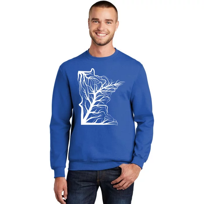 Cool Minnesota Home State Roots Gift Tall Sweatshirt