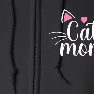 Cat Mom Happy Mothers Day For Cat Lovers Family Matching Full Zip Hoodie