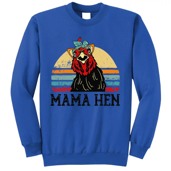 Chickenshirt Mama Hen Mother Day Gift Funny Farm Mom Women Sweatshirt