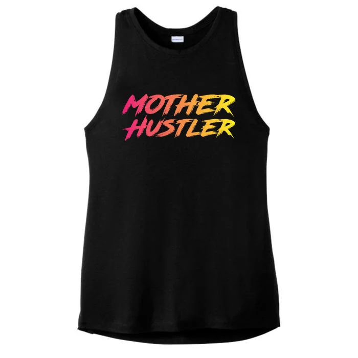 Cool Mother Hustler Humble Money Cash Gift Ladies Tri-Blend Wicking Tank