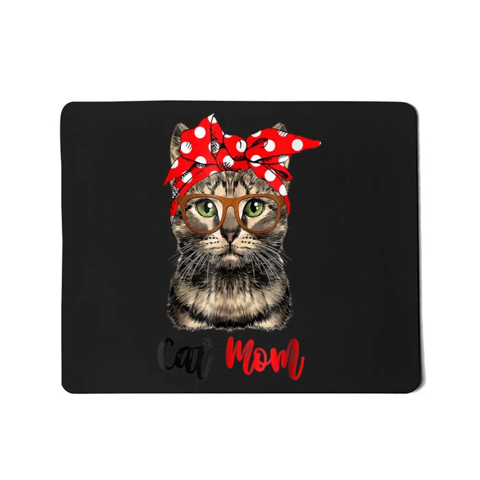 Cat Mom Happy Mothers Day For Cat Lovers Family Matching Mousepad