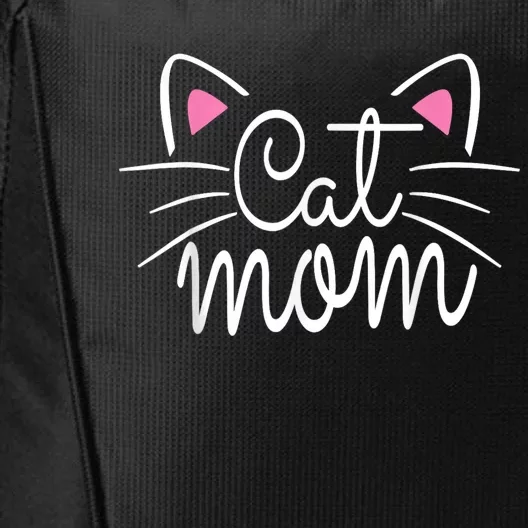 Cat Mom Happy Mothers Day For Cat Lovers Family Matching City Backpack