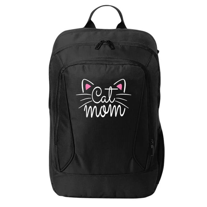 Cat Mom Happy Mothers Day For Cat Lovers Family Matching City Backpack