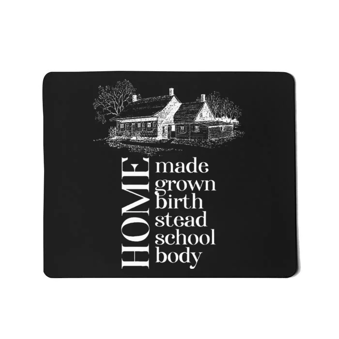 Crunchy Mom Home Birth Homestead Homeschool Mama Country Mousepad