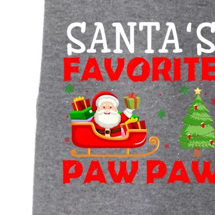 Christmas Matching Holiday Outfits Santa's Favorite Paw Paw Funny Gift Doggie 3-End Fleece Hoodie