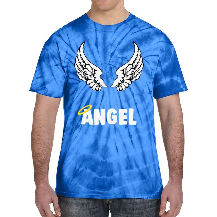 Couple Matching Halloween Costumes Angel Tie-Dye T-Shirt