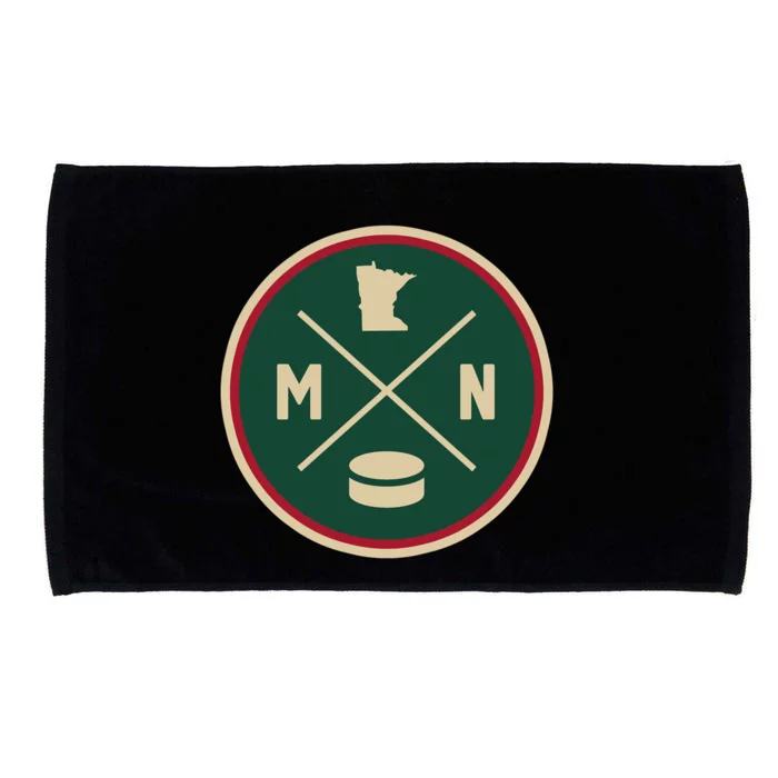 Classic Minnesota Hockey MN Outline Microfiber Hand Towel