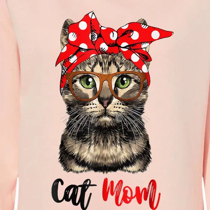 Cat Mom Happy Mothers Day For Cat Lovers Family Matching Womens California Wash Sweatshirt