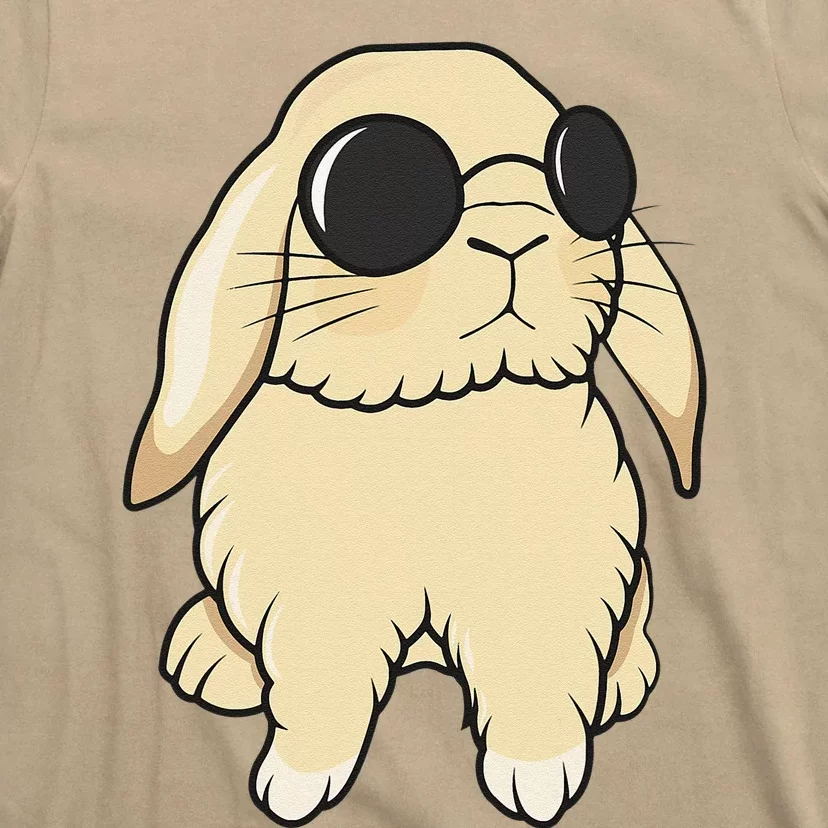 Cute Mini Holland Lop Bunny Rabbit Lover Sunglasses Easter T-Shirt