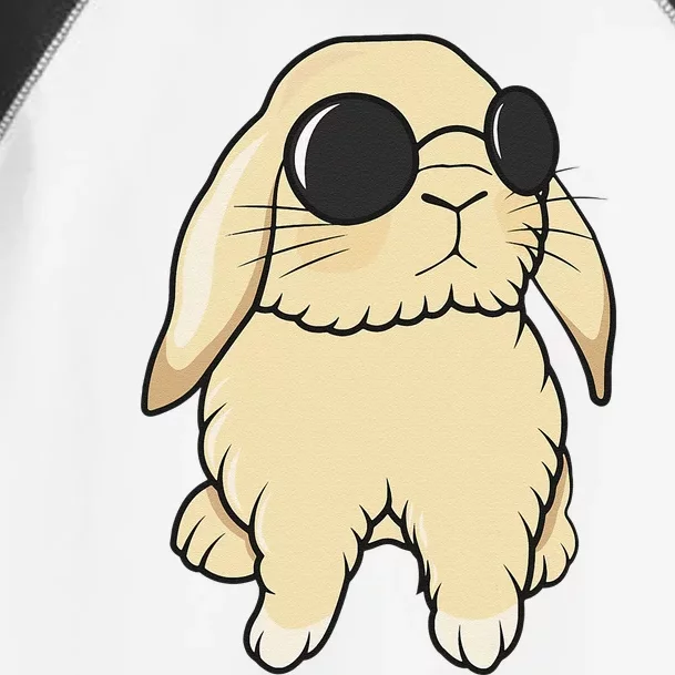 Cute Mini Holland Lop Bunny Rabbit Lover Sunglasses Easter Toddler Fine Jersey T-Shirt