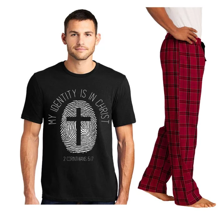 Christian My Identity Is In Jesus Christ Bible Verse Faith Pajama Set