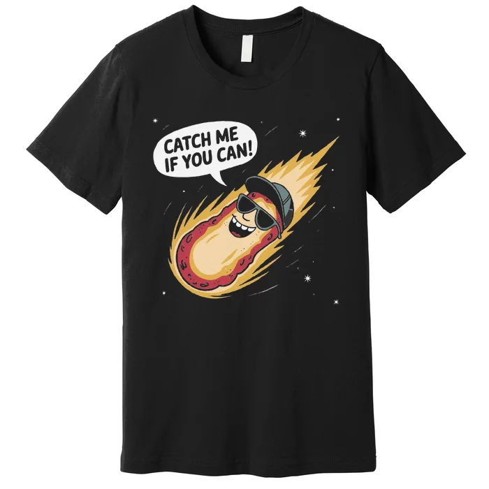 Catch Me If You Can Funny Astronomy Meteor Premium T-Shirt