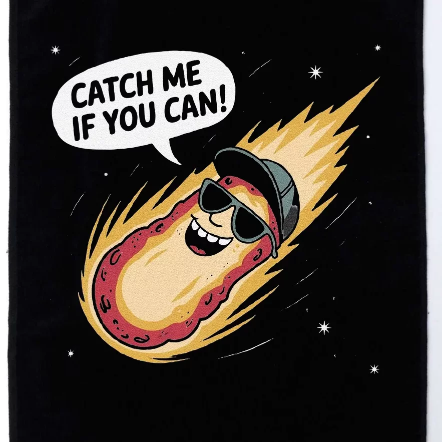 Catch Me If You Can Funny Astronomy Meteor Platinum Collection Golf Towel