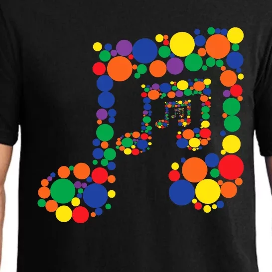 Colourful Music International Dot Day Pajama Set