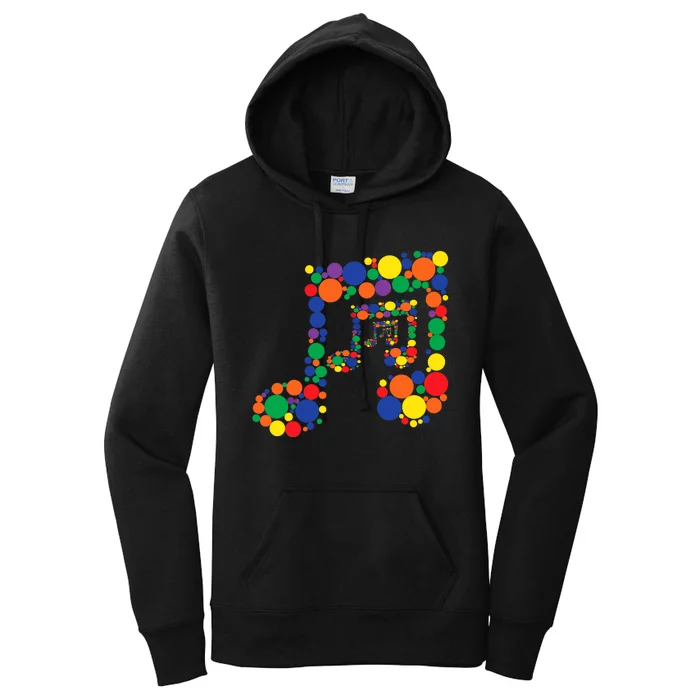 Colourful Music International Dot Day Women's Pullover Hoodie