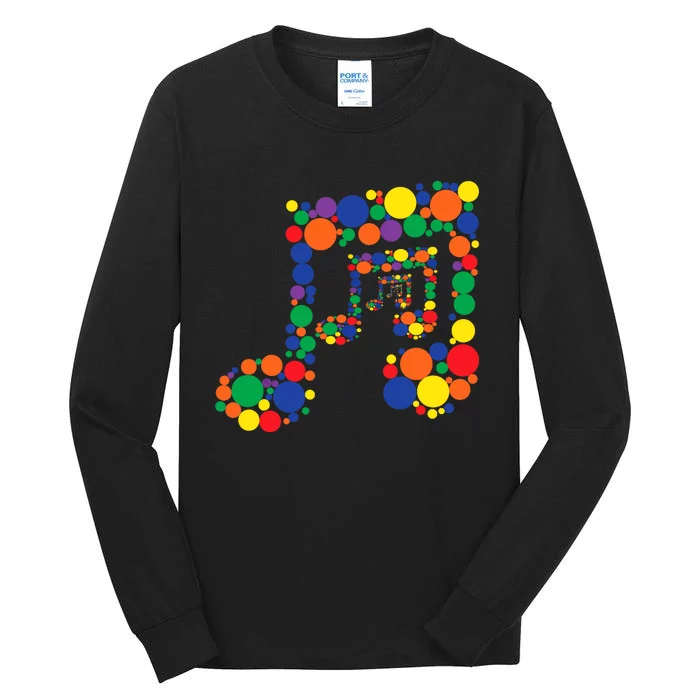 Colourful Music International Dot Day Tall Long Sleeve T-Shirt