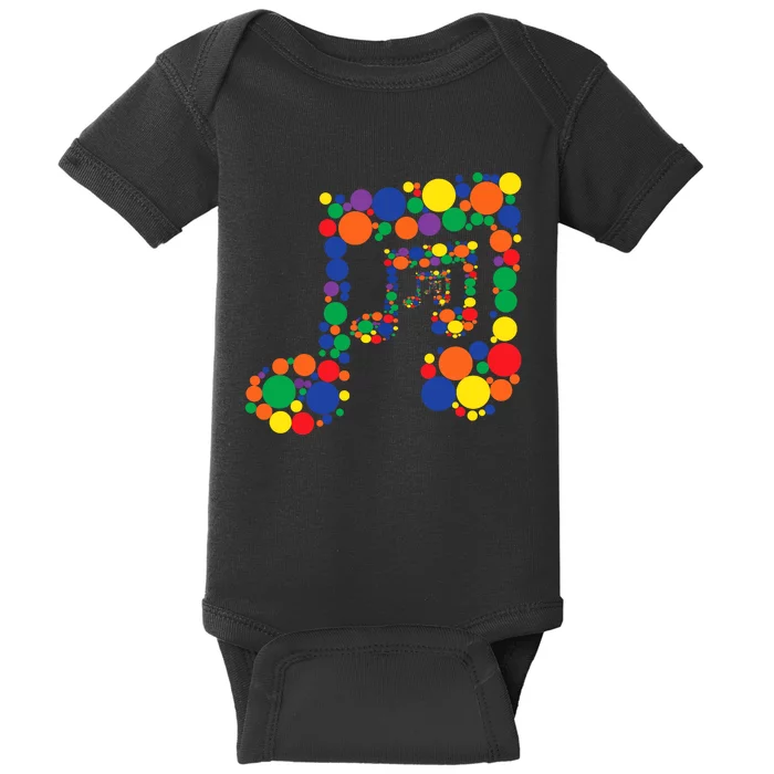 Colourful Music International Dot Day Baby Bodysuit