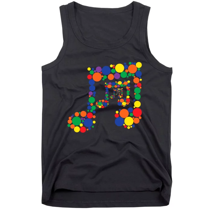 Colourful Music International Dot Day Tank Top